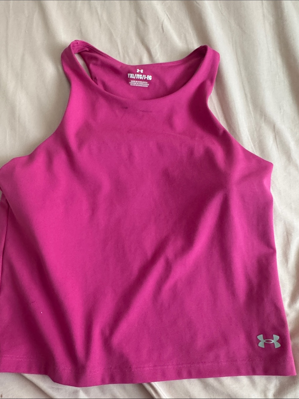 Under Armour Hot Pink Racerback Athletic Tank